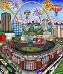 Charles Fazzino Art Charles Fazzino Art MLB 2009 All-Star Game: St. Louis (DX)